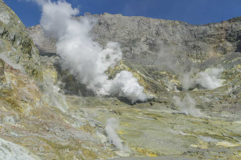 Whakaari White Island volcano